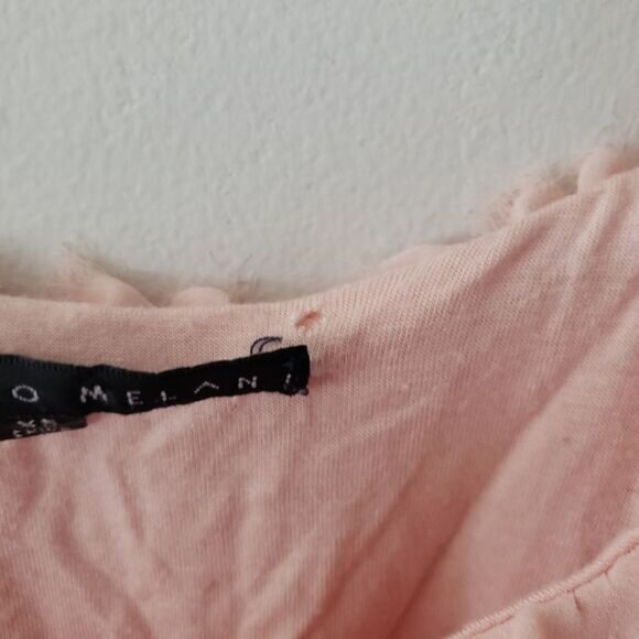 Antonio Melani Pink Sleeveless Ruffle Top Chiffon Detail - Picture 4 of 4